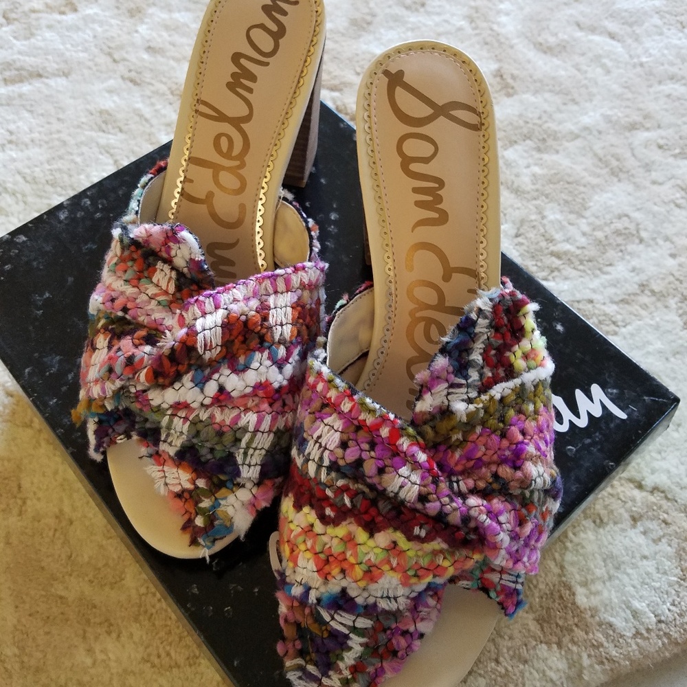 Sam Edelman Multi Yarn Slides - image 1